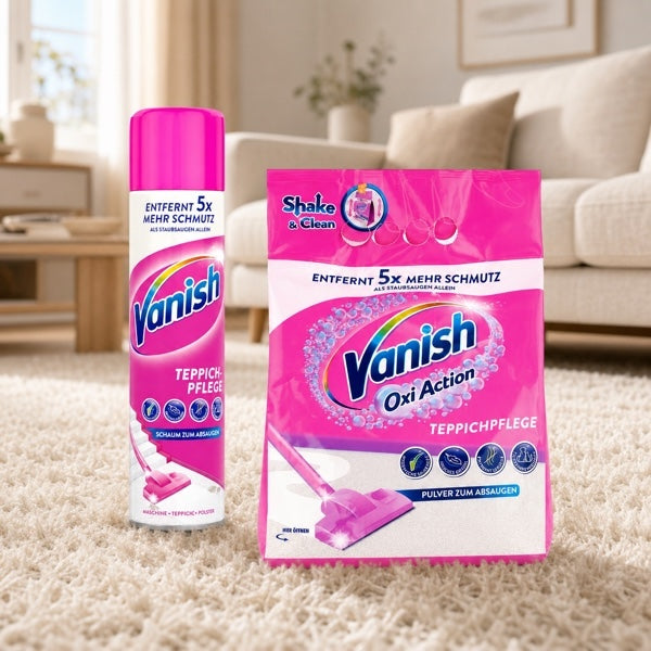 Vanish Oxi Action Pulver Clean Fresh 820 g Teppichreiniger.