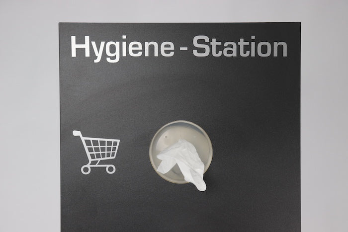Hygienestation Clean & Safe mit Tuchspender