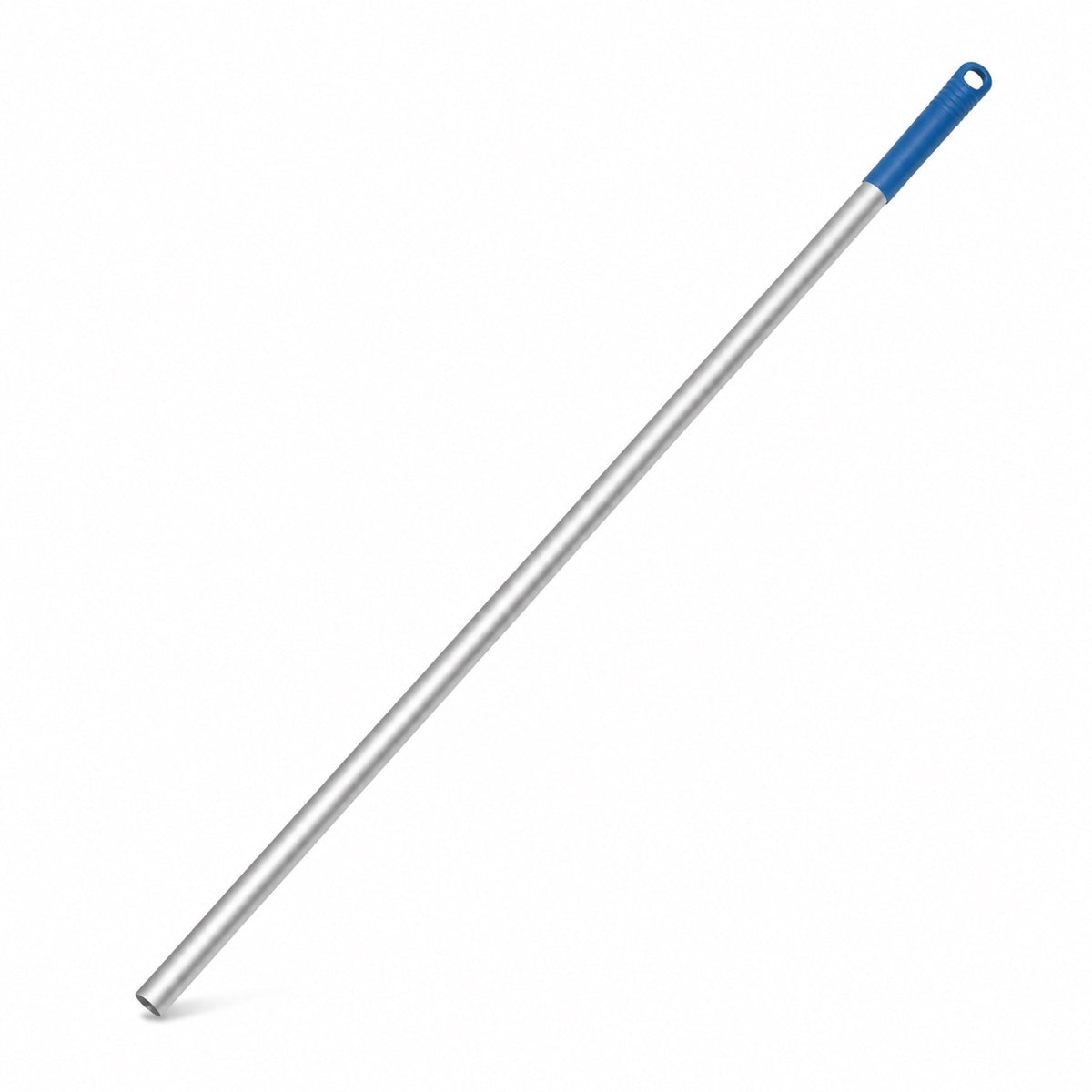 ARCORA Aluminiumstiel 140 cm mit Loch und blauem Griff