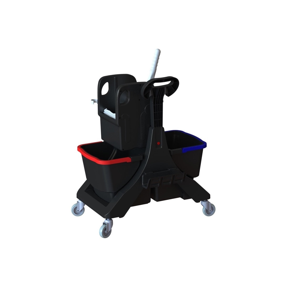 ARCORA ECOBLACK 45 Doppelfahreimer 2 x 20 Liter aus Recyclingkunststoff mit Presse.