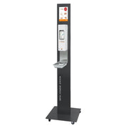INFRA Hygiene Station mobil mit Hygieneschild und Zubehör