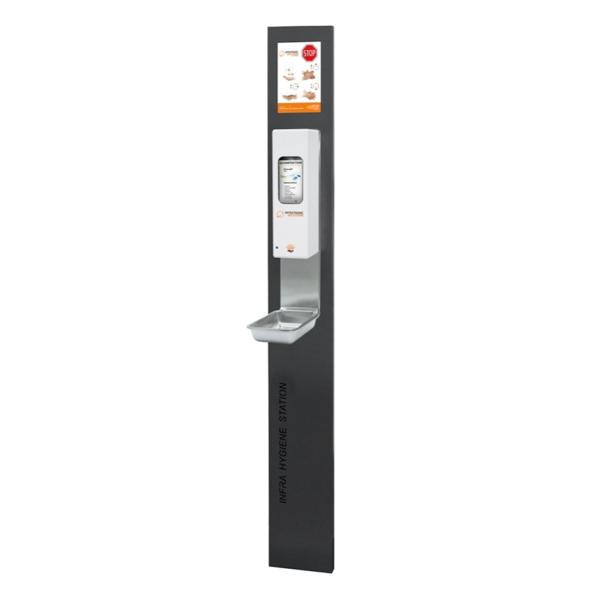 INFRA Hygiene Modul mit Sensorspender 1000 ml zur Wandmontage.