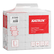 KATRIN Papierhandtücher 61549 W-Falz Non-Stop L2 Wide 2-lagig 3000 Blatt