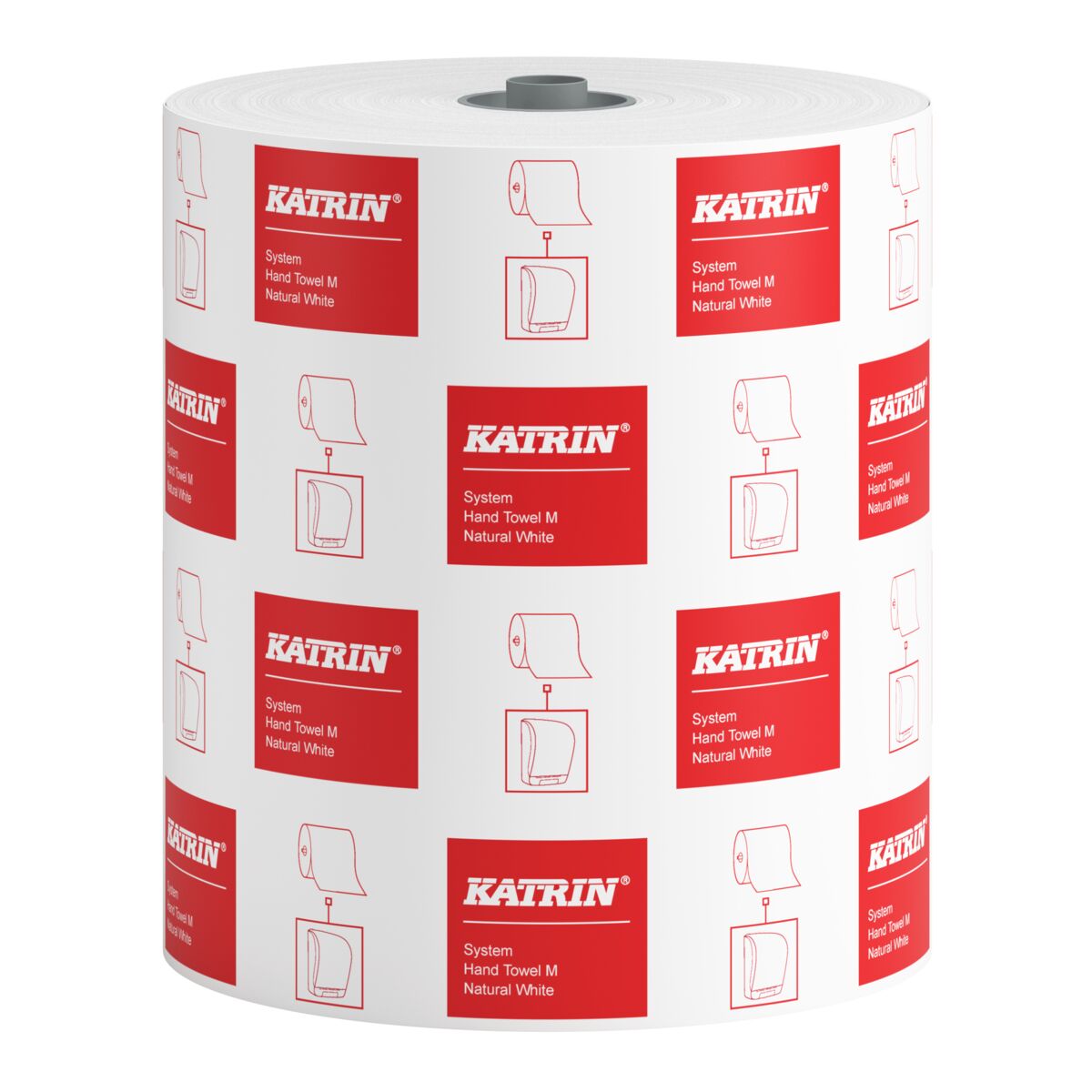 KATRIN System Papier Handtuchrollen M1 460201 1-lagig 180 m 1 Rolle/VE