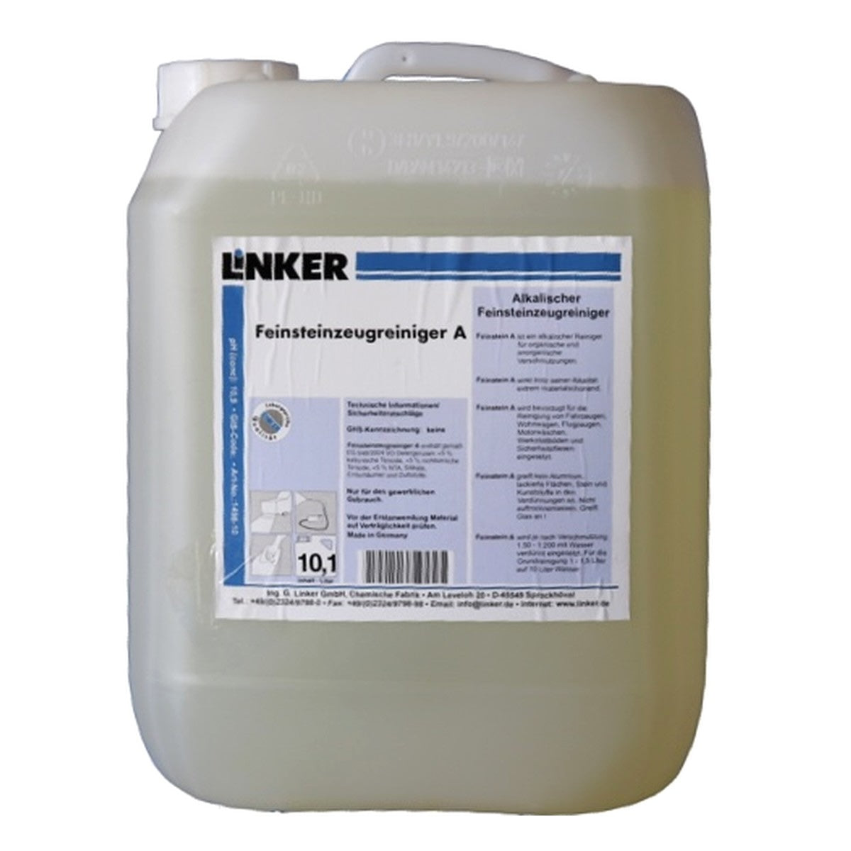 LINKER CHEMIE Feinsteinzeugreiniger A 10 Liter Kanister für Steinbeläge.