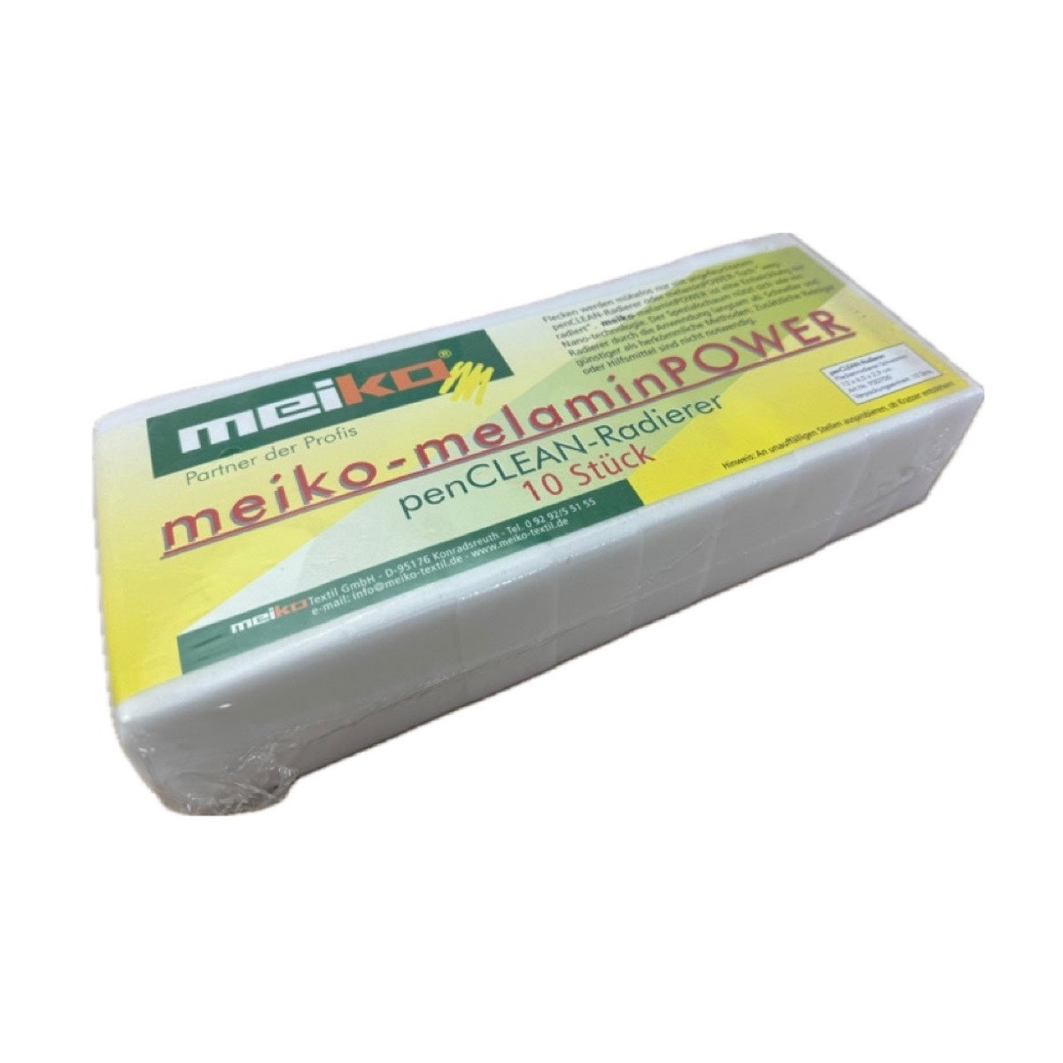 meiko melaminPOWER penCLEAN-Radierer, 10 Stück.