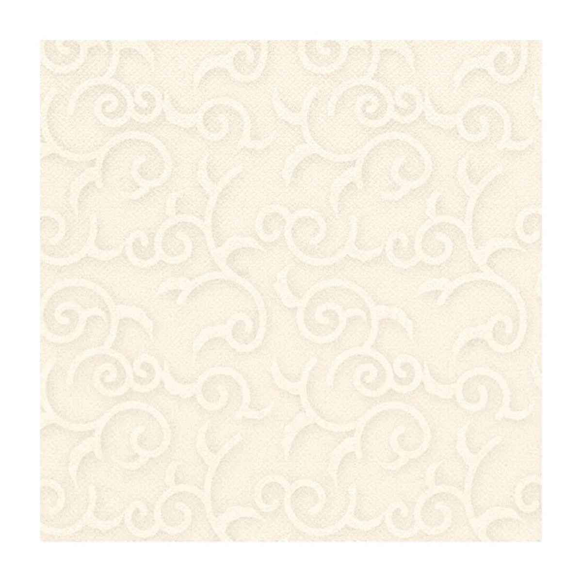 PAPSTAR ROYAL Collection CASALI Serviette in Champagner mit geprägtem Dekor.