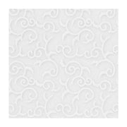 Weiße PAPSTAR ROYAL Collection CASALI Serviette mit geprägtem Dekor.