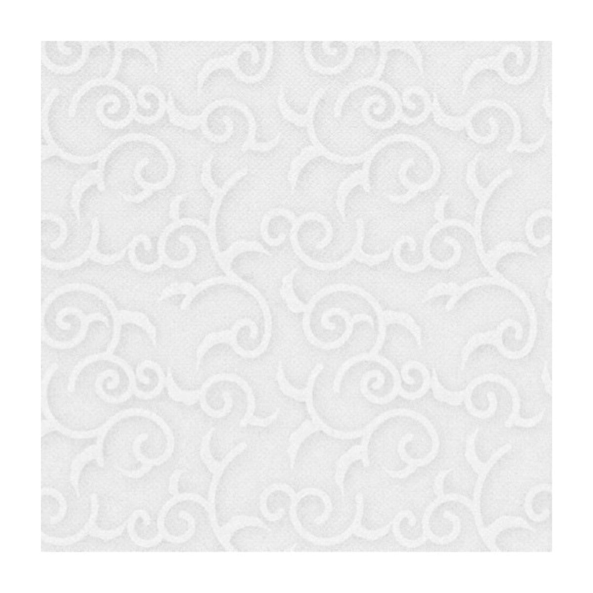 Weiße PAPSTAR ROYAL Collection CASALI Serviette mit geprägtem Dekor.