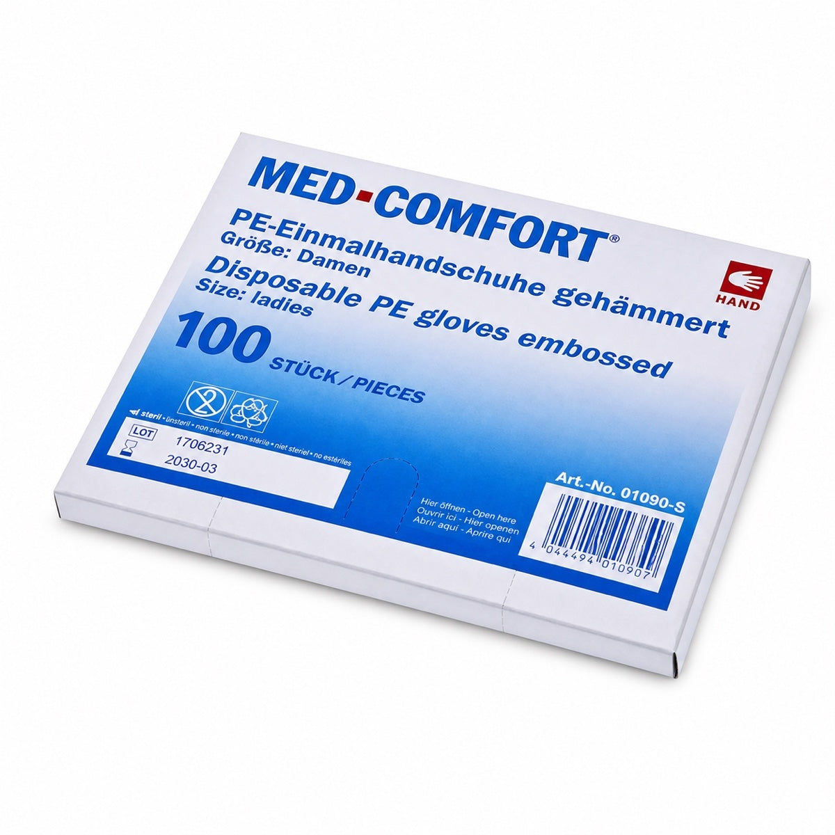 PE Einmalhandschuhe transparent Größe L 100 Stück für Tankstellen.