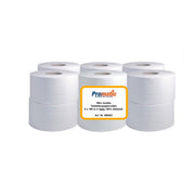 PROMATIC Jumbotoilettenpapier 2-lagig 180 m hochweiß für Mini-Jumbospender