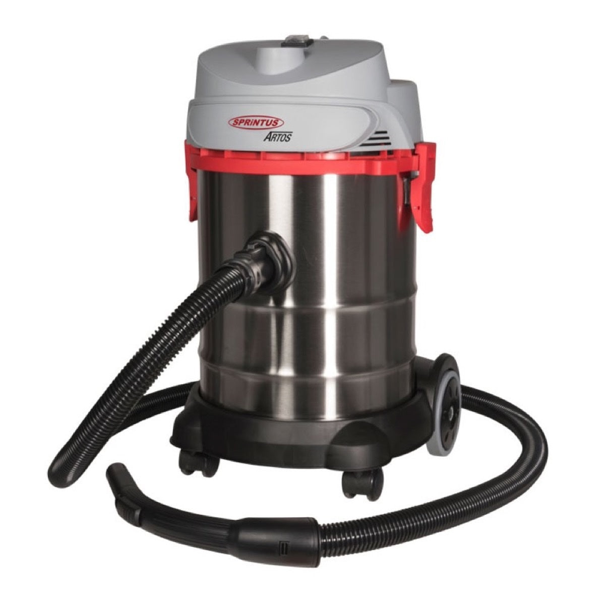 SPRINTUS ARTOS Nass-Trockensauger 1200 Watt 30 Liter mit Edelstahlbehälter.