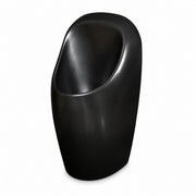 URIMAT ceramiccompact wasserloses Keramikurinal in Schwarz matt.