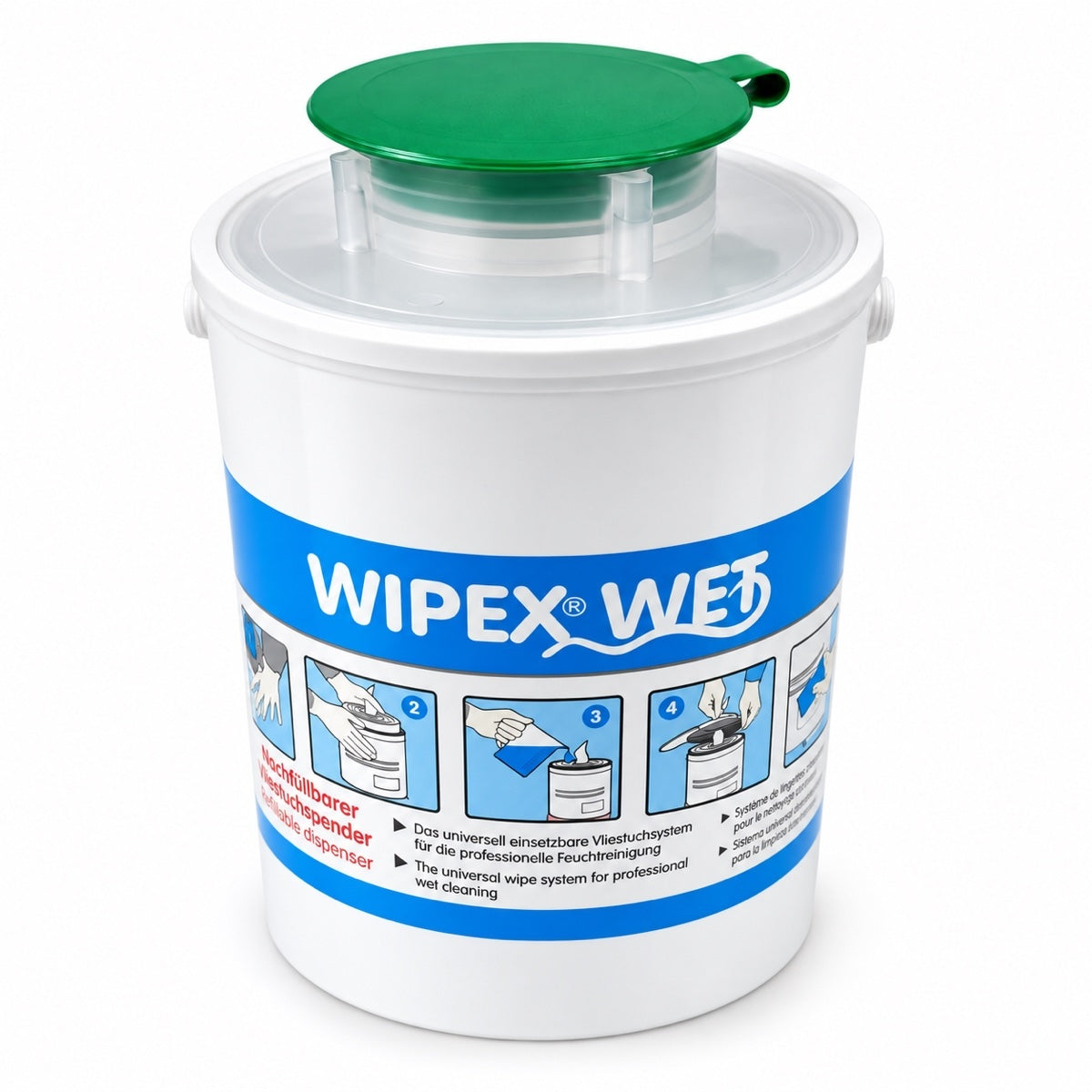 WYPEX Spendereimer Nordvlies Art. 999907 für professionelle Feuchtreinigung.