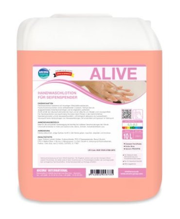 waschlotion alive 10 ltr. kanister