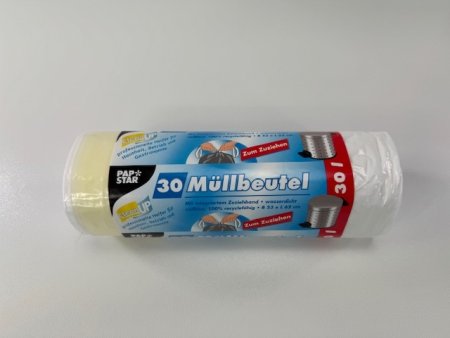 müllbeutel 30 lt. mit Zuziehband eine Rolle 30 Stück