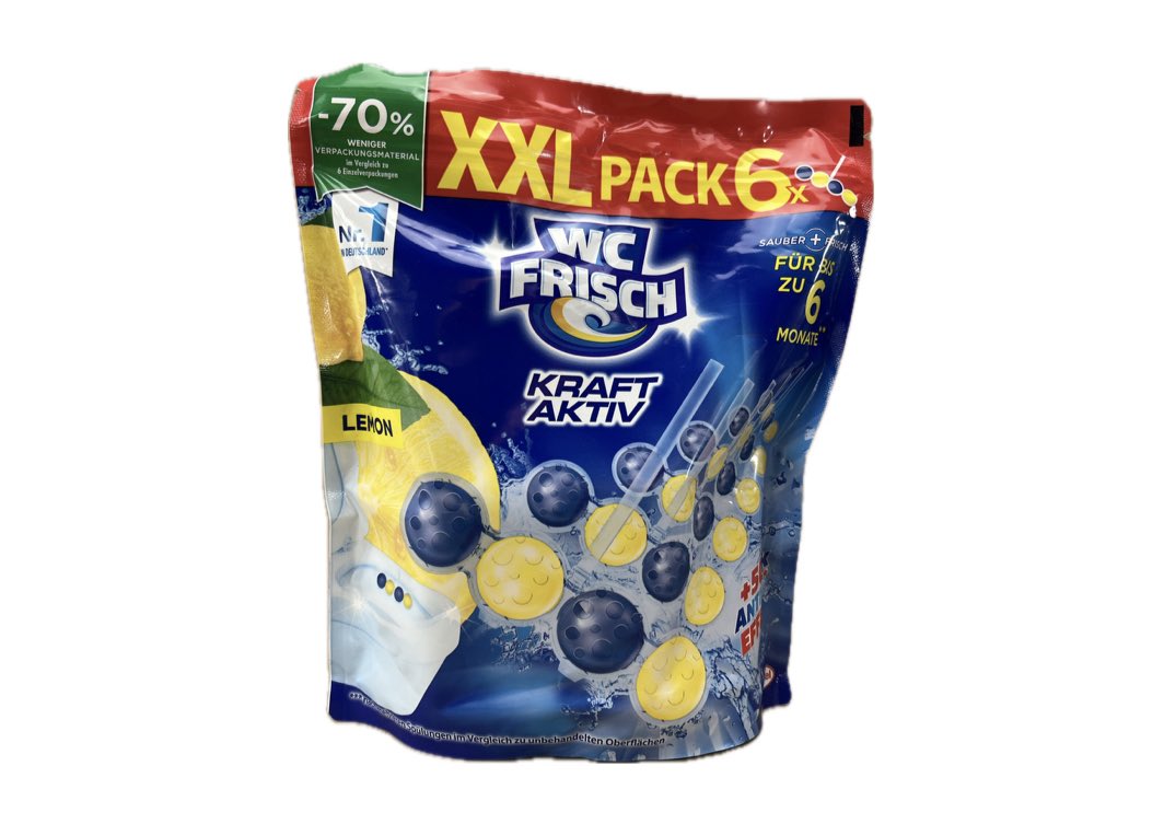 WC Frisch Kraft Aktiv Duftspüler - Lemon XXL Pack