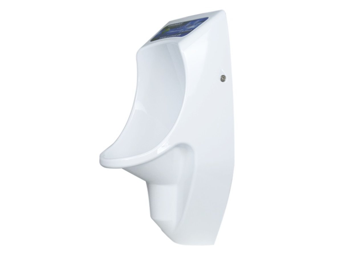 wasserloses Urinal Compactplus in weiss