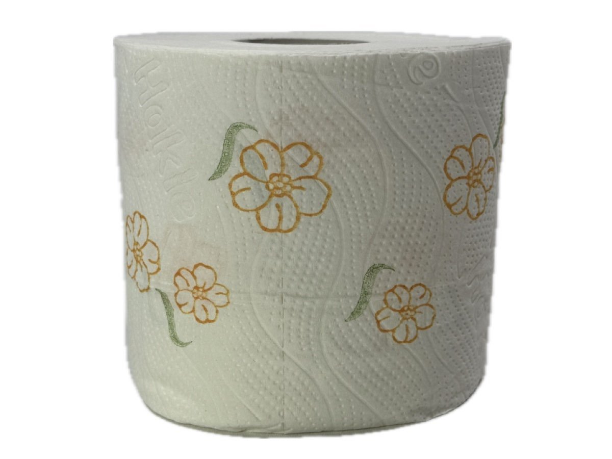 Eine Rolle Hakle Toilettenpapier Jasmin 3 lagig